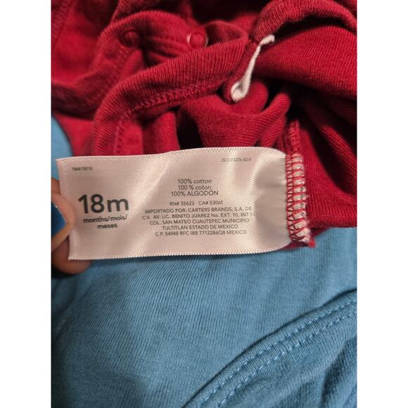 Carter's 18 months set of 7 long sleeve one-piece - Picture 10 of 11